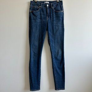 Good American Good Legs Womens Jeans Size 29 Stretch Medium Wash Denim High Rise